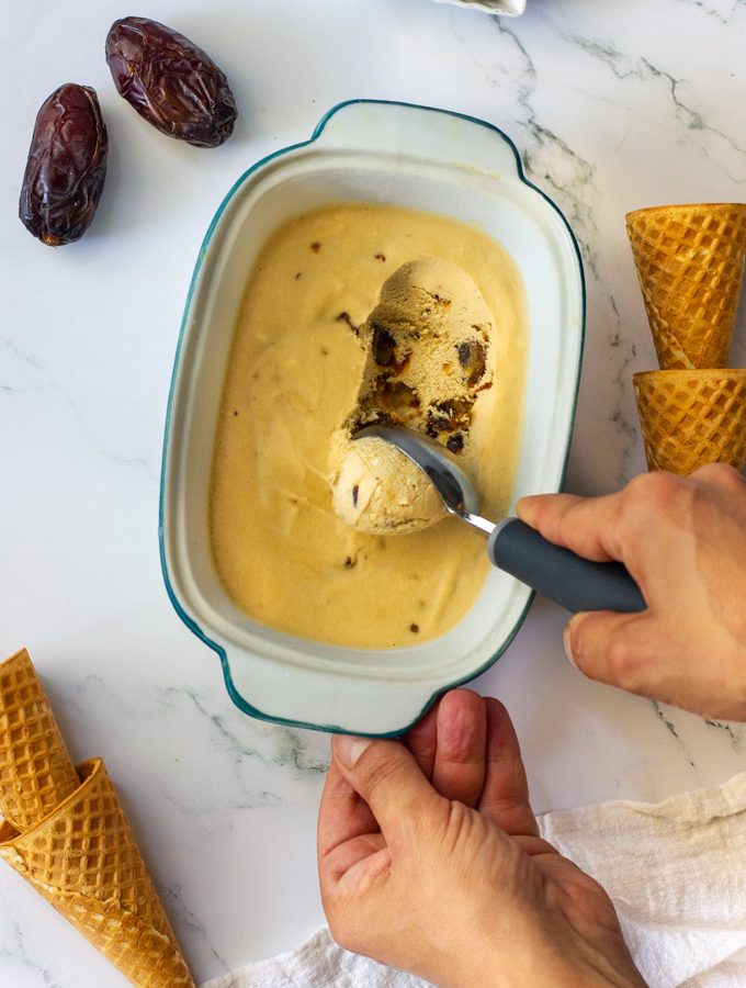Vegan Tahini Ice Cream