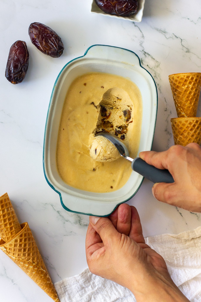 Vegan Tahini Ice Cream